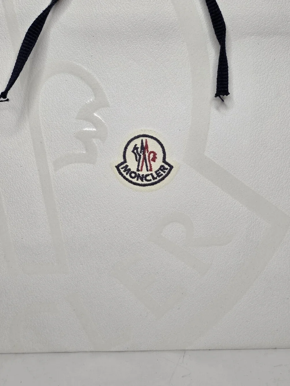 Moncler Paper Shopping Gift Bag 10 × 9.5 Inches
